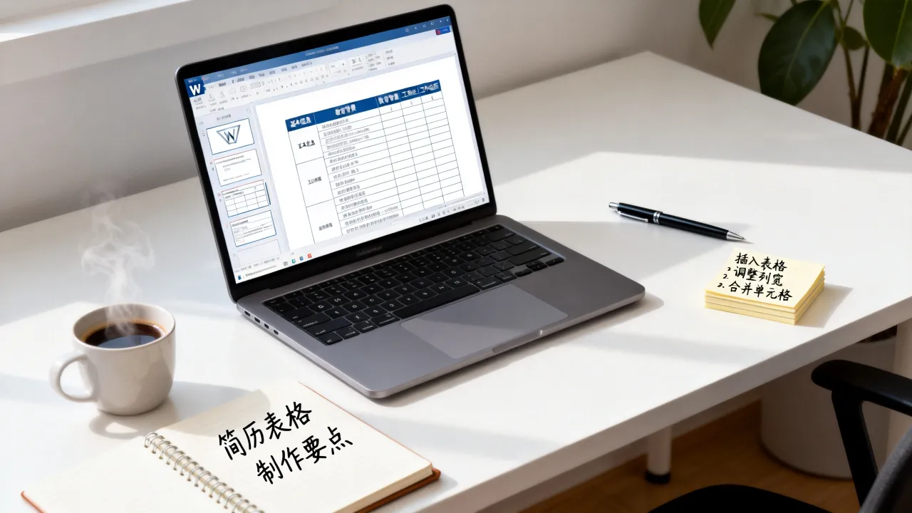 怎么自己制作简历表格,如何在Word里制作简历表格?-图3 怎么自己制作简历表格,如何在Word里制作简历表格?-图3