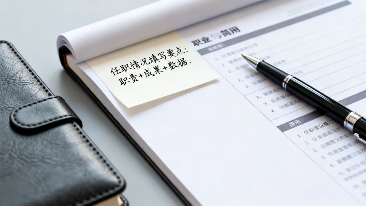 简历中任职情况怎么填?简历任职情况没有职务怎么写?