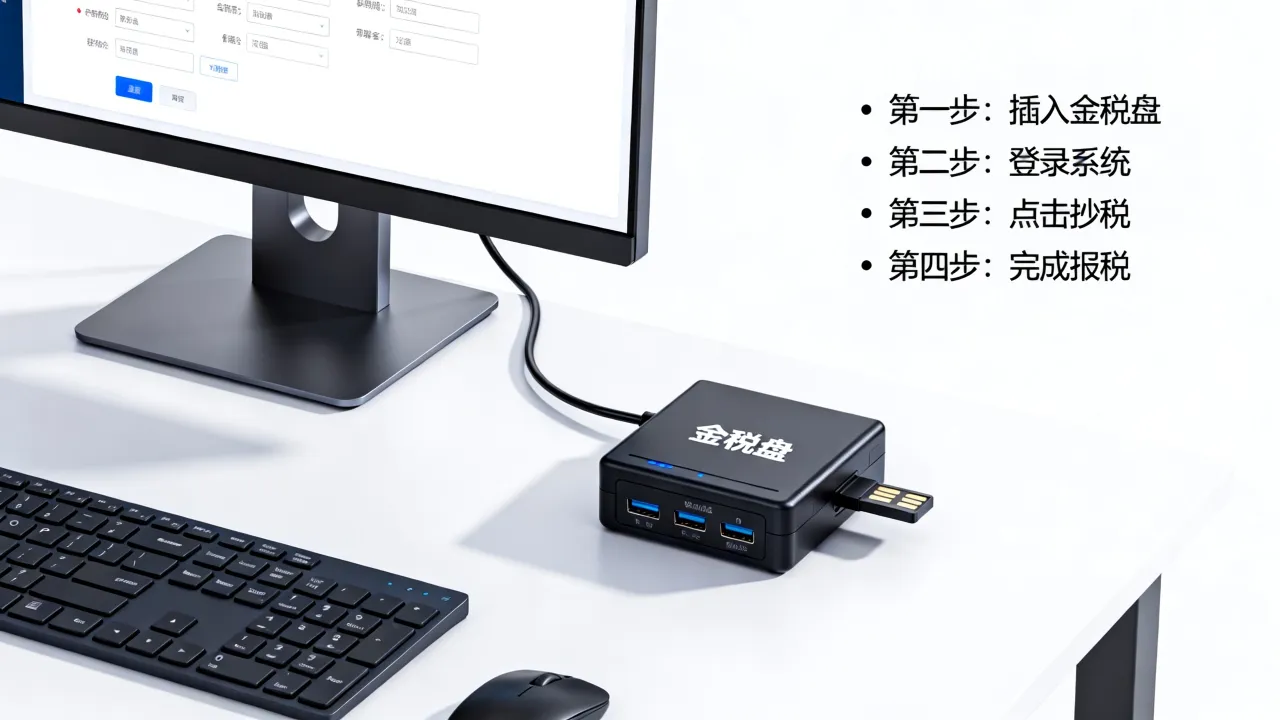金税盘如何抄税报税?,金税盘抄税报税步骤有哪些?
