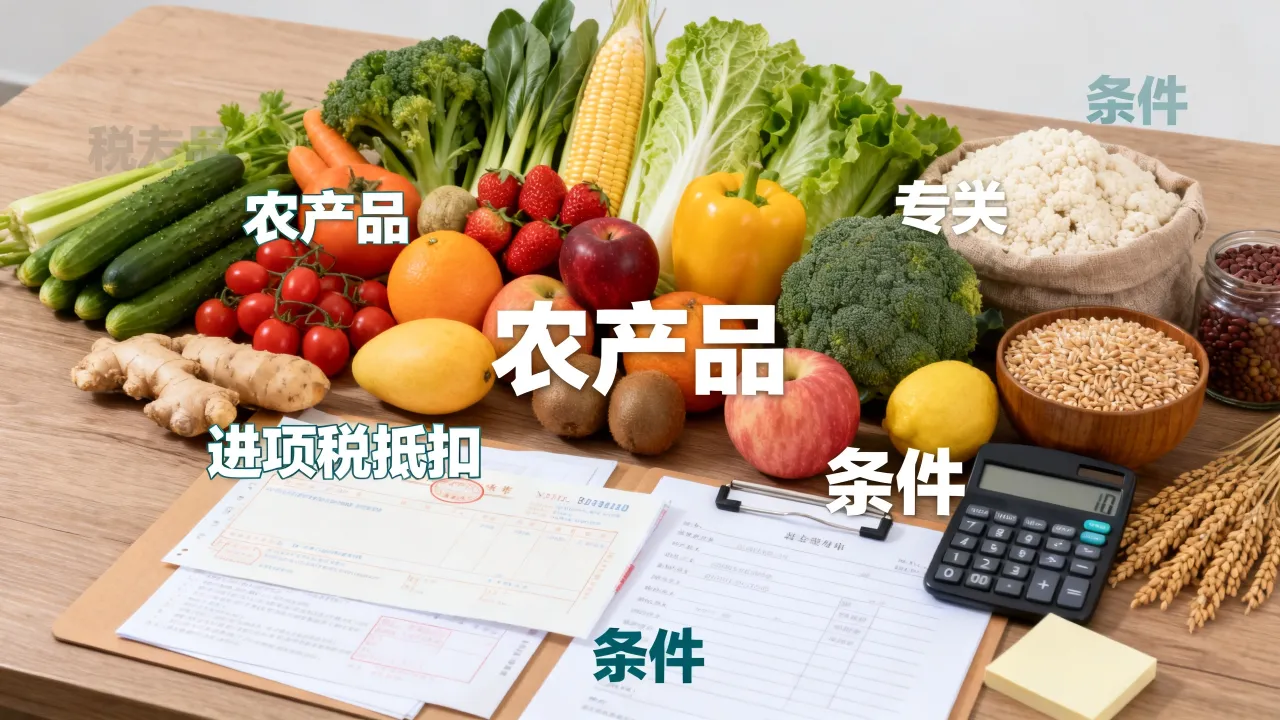 农产品进项税如何抵扣,农产品进项税抵扣需要什么条件?-图3 农产品进项税如何抵扣,农产品进项税抵扣需要什么条件?-图3