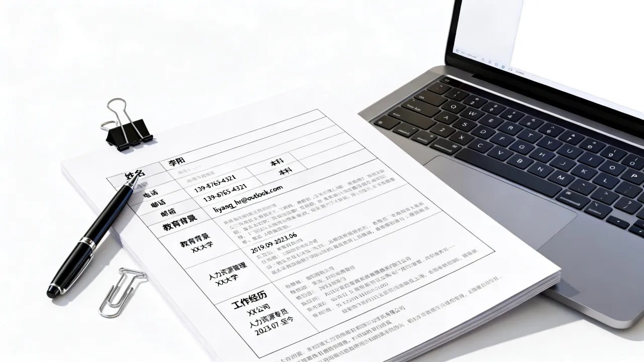 应聘怎么填个人简历?简历模板怎么选择才合适