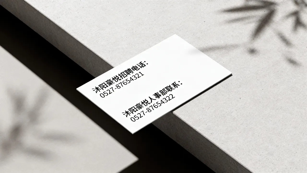 沭阳豪悦招聘电话是多少?怎么联系沭阳豪悦人事部?-图2 沭阳豪悦招聘电话是多少?怎么联系沭阳豪悦人事部?-图2