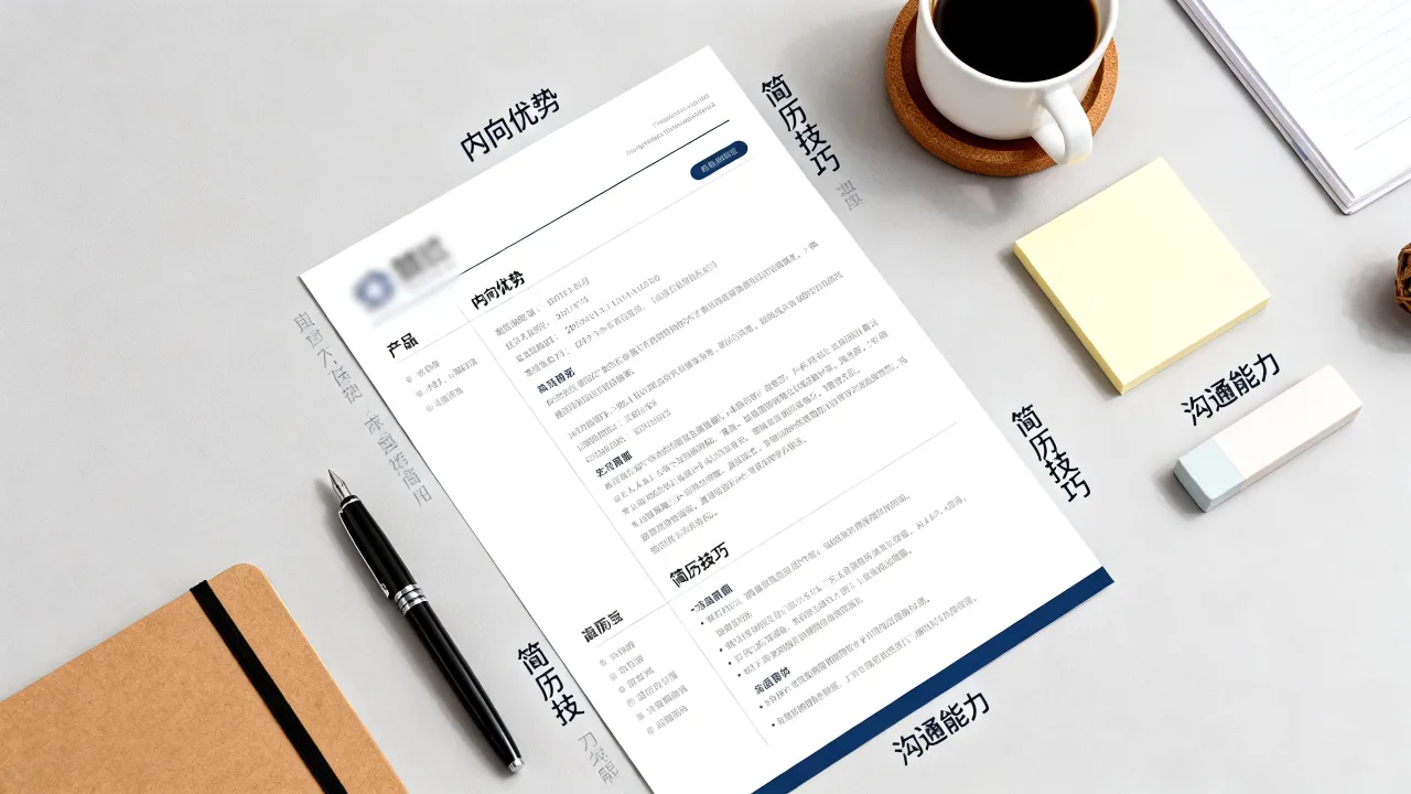 性格内向怎么写简历才能脱颖而出,不善言辞如何展示优势?
