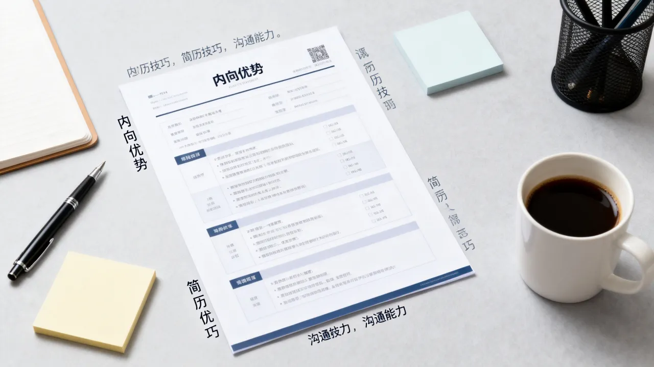 性格内向怎么写简历才能脱颖而出,不善言辞如何展示优势?-图2 性格内向怎么写简历才能脱颖而出,不善言辞如何展示优势?-图2