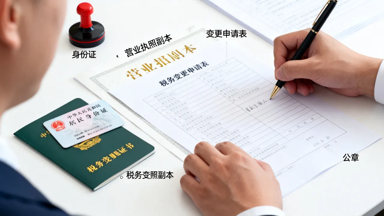 如何变更税务登记证?需要哪些材料和手续?