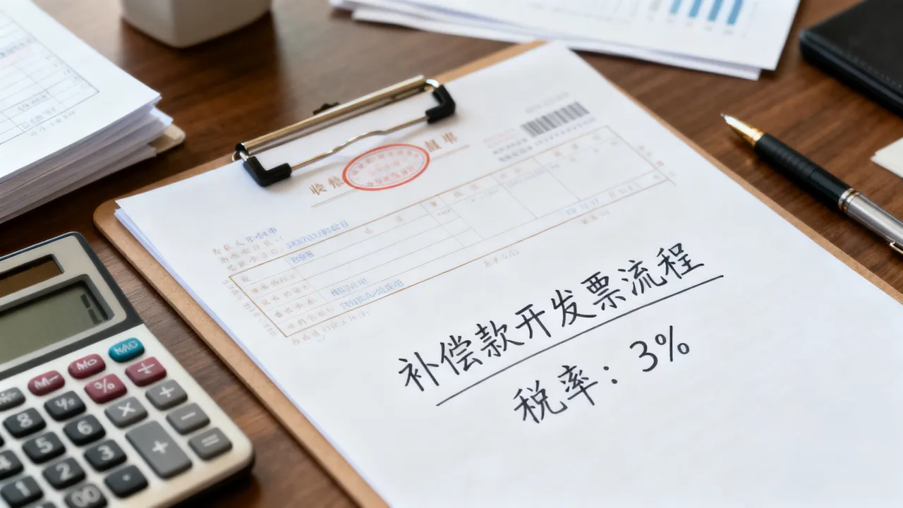 补偿款如何开发票,补偿款开票税率是多少?