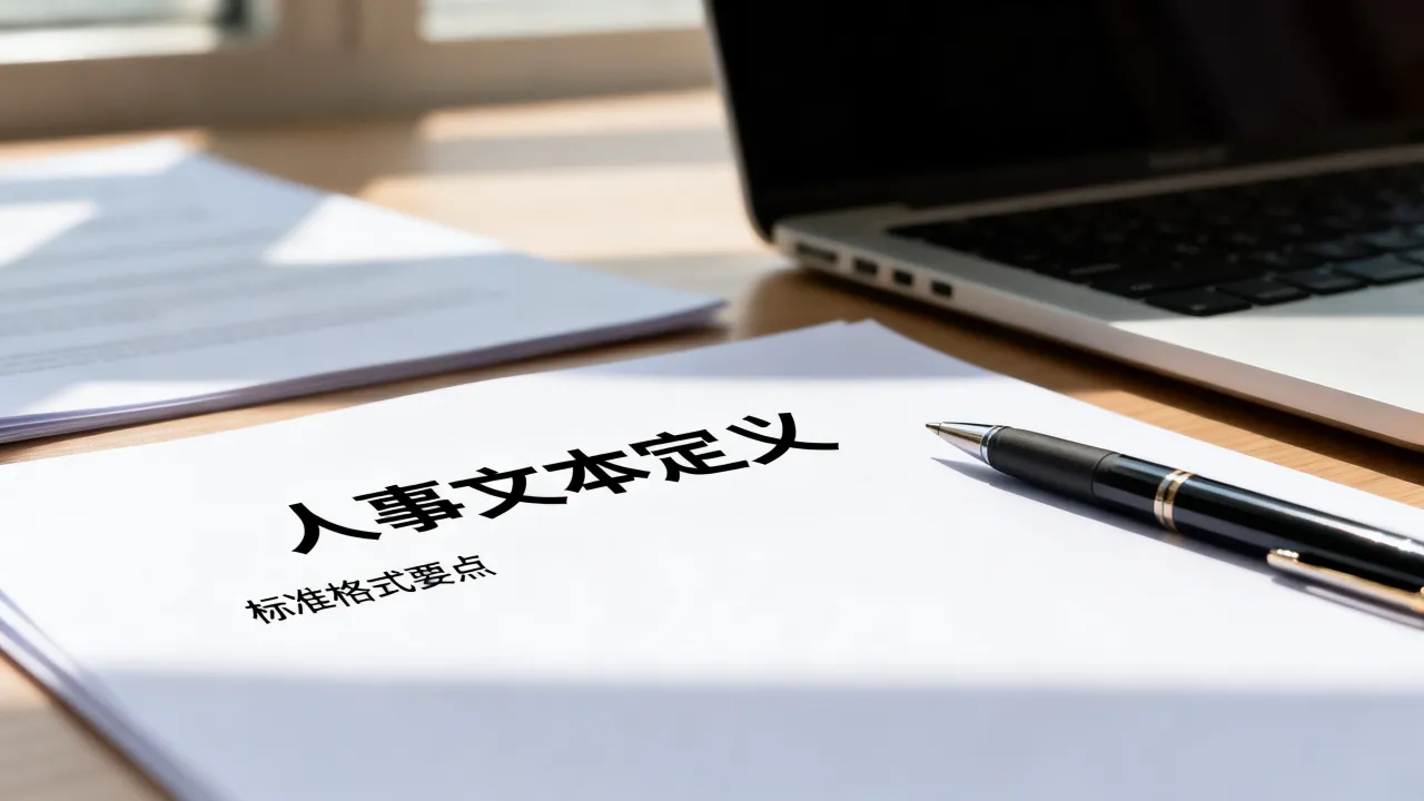 人事文本是什么?人事文本怎么写才符合标准格式要求-图2 人事文本是什么?人事文本怎么写才符合标准格式要求-图2