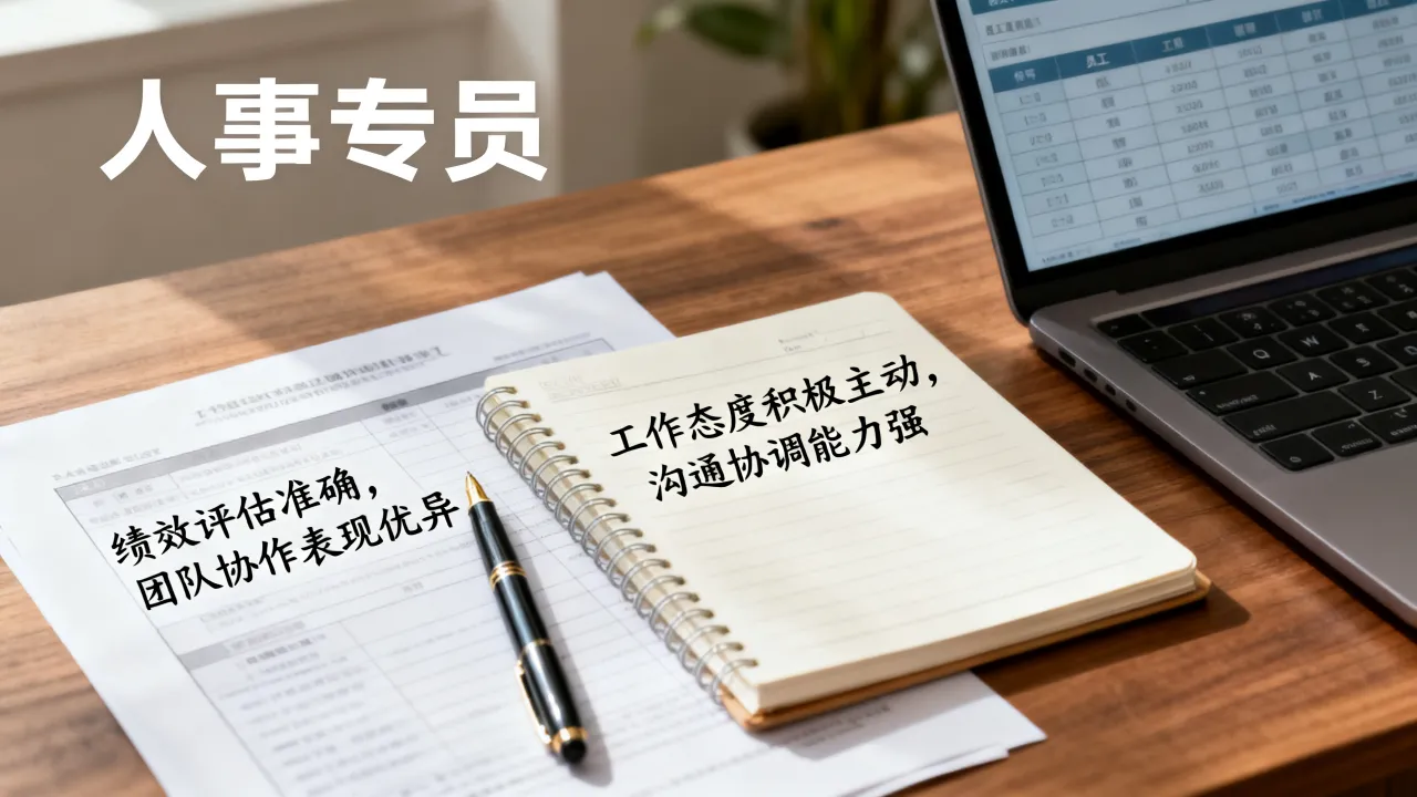 人事员工评语怎么写才恰当,人事专员绩效评语经典模板