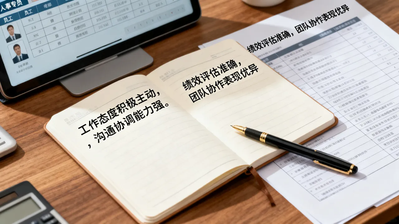 人事员工评语怎么写才恰当,人事专员绩效评语经典模板-图2 人事员工评语怎么写才恰当,人事专员绩效评语经典模板-图2