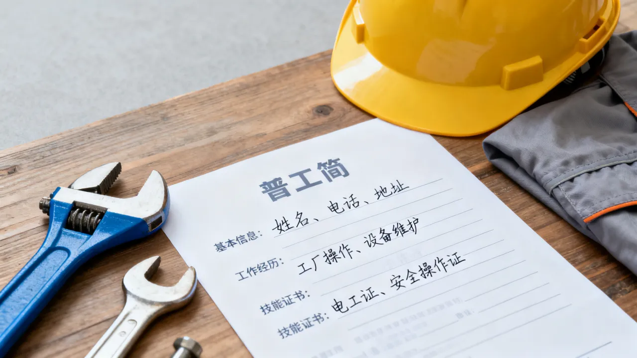 普工工作简历怎么写,普工简历怎么写才能被录用?