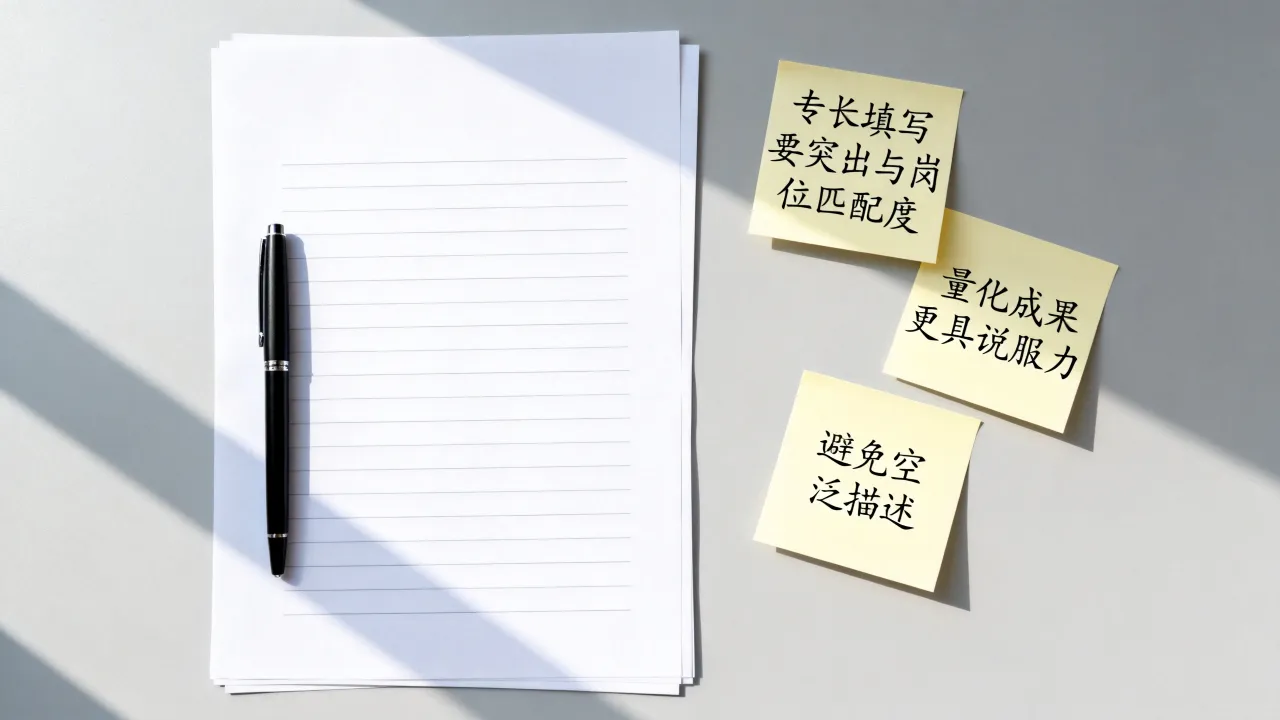 个人简历专长怎么填?简历特长填写技巧有哪些?