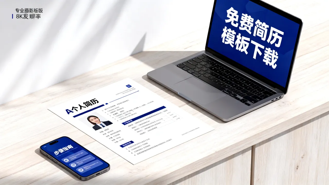 怎么下载个人简历模版，免费模板下载哪里找-图3