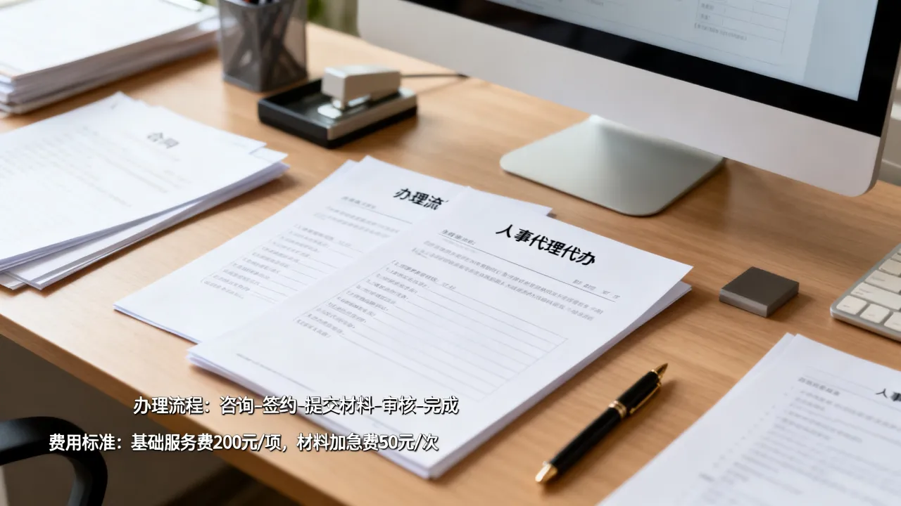 人事代理代办可靠吗，办理流程和费用标准是什么？