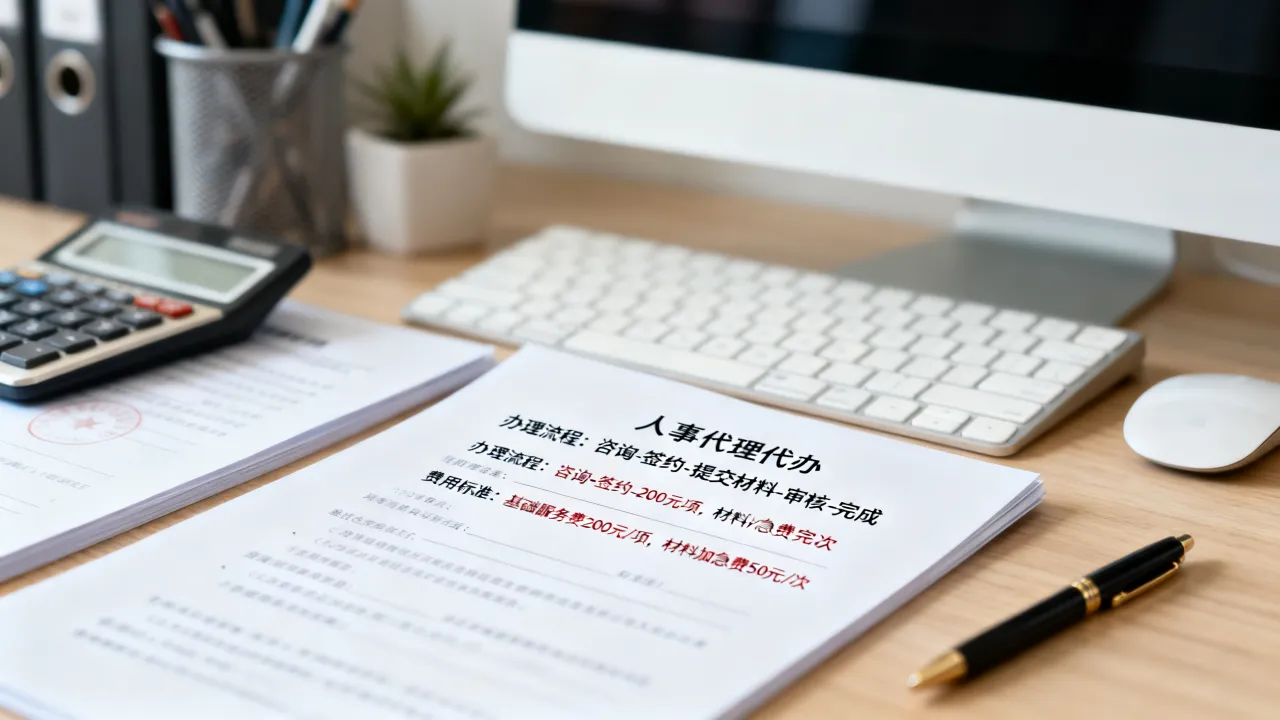人事代理代办可靠吗,办理流程和费用标准是什么?-图2 人事代理代办可靠吗,办理流程和费用标准是什么?-图2