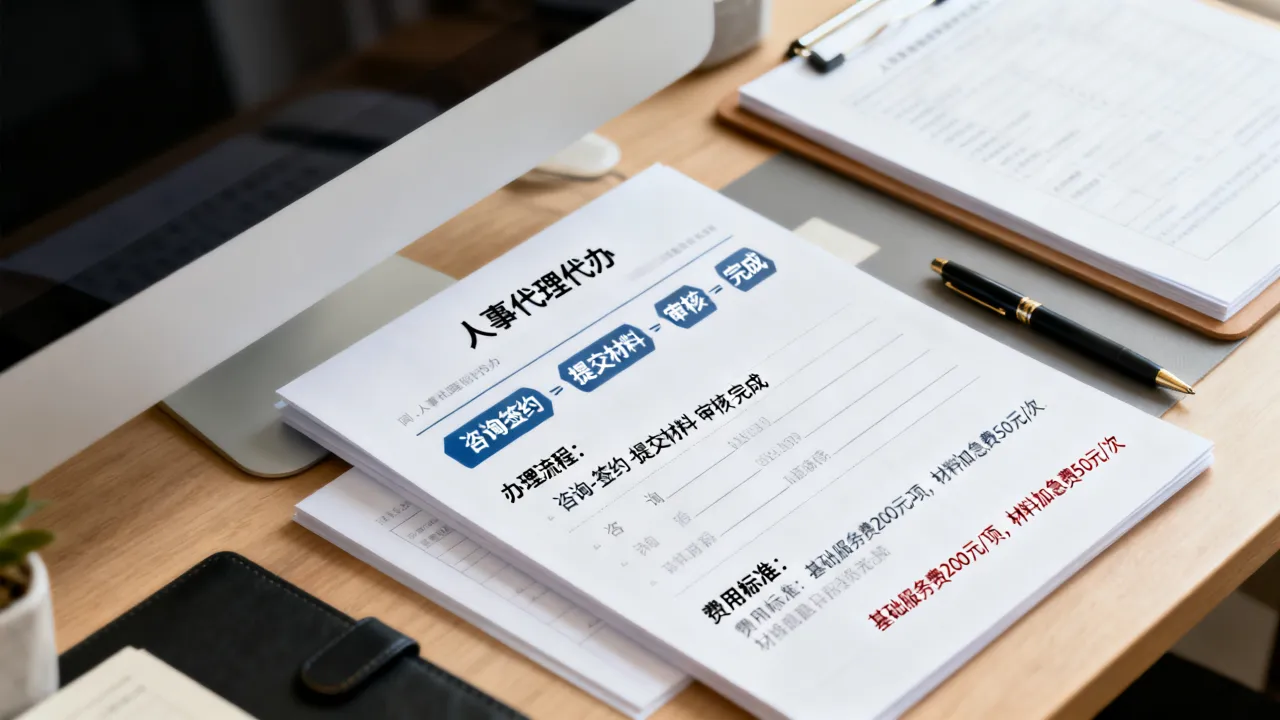 人事代理代办可靠吗,办理流程和费用标准是什么?-图3 人事代理代办可靠吗,办理流程和费用标准是什么?-图3