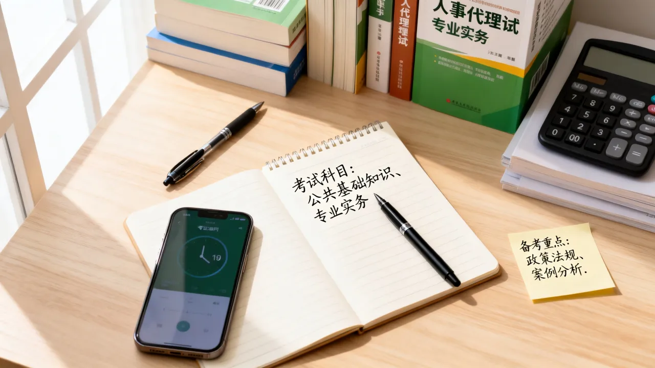 人事代理考试难不难？考哪些科目怎么备考