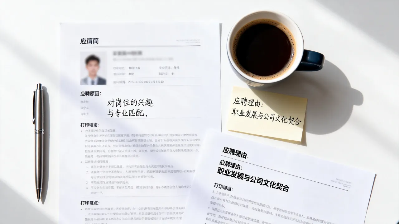 简历中应聘原因怎么写,应聘理由怎么写简短吸引人-图2 简历中应聘原因怎么写,应聘理由怎么写简短吸引人-图2