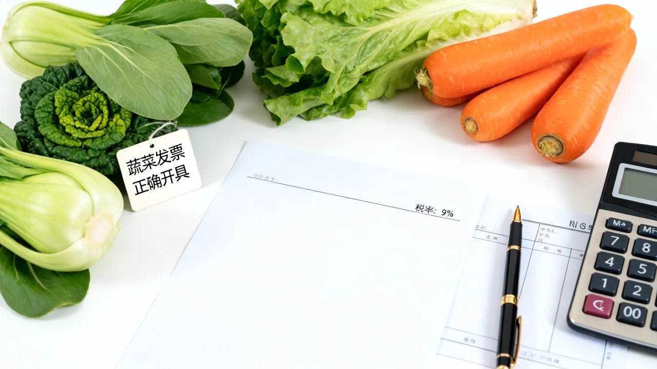 蔬菜发票如何正确开具?税率是多少