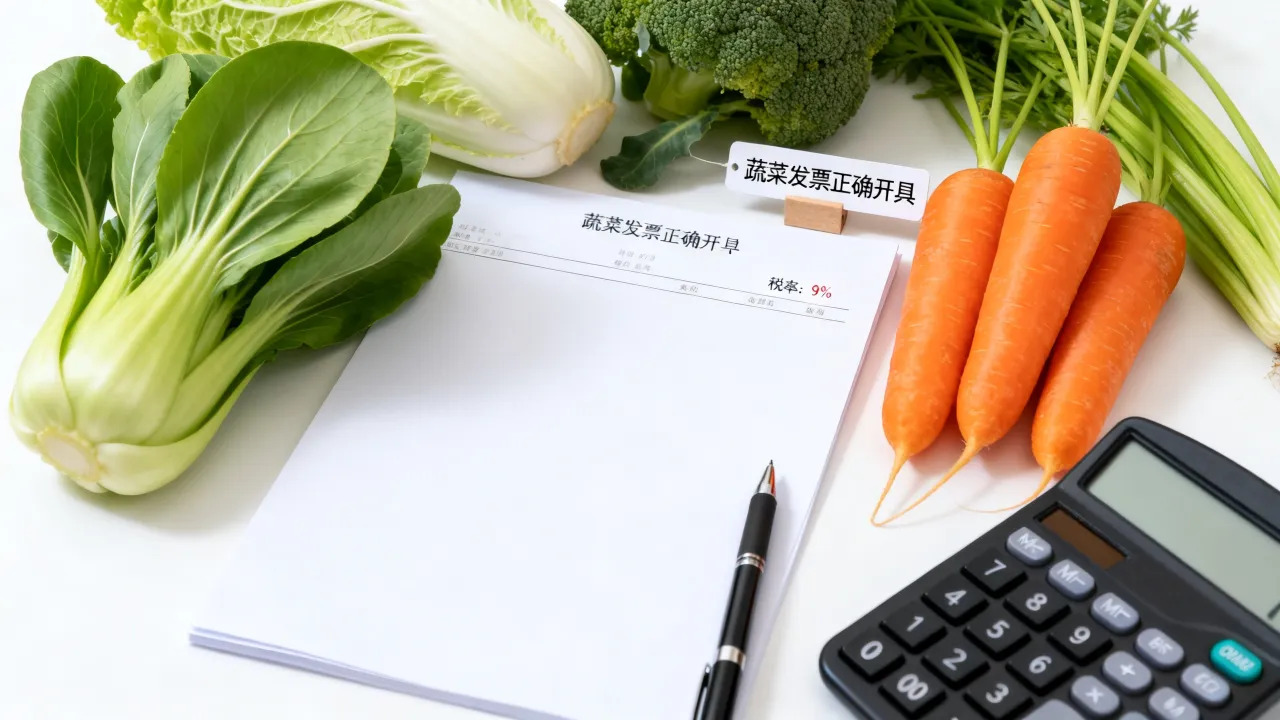 蔬菜发票如何正确开具?税率是多少-图2 蔬菜发票如何正确开具?税率是多少-图2