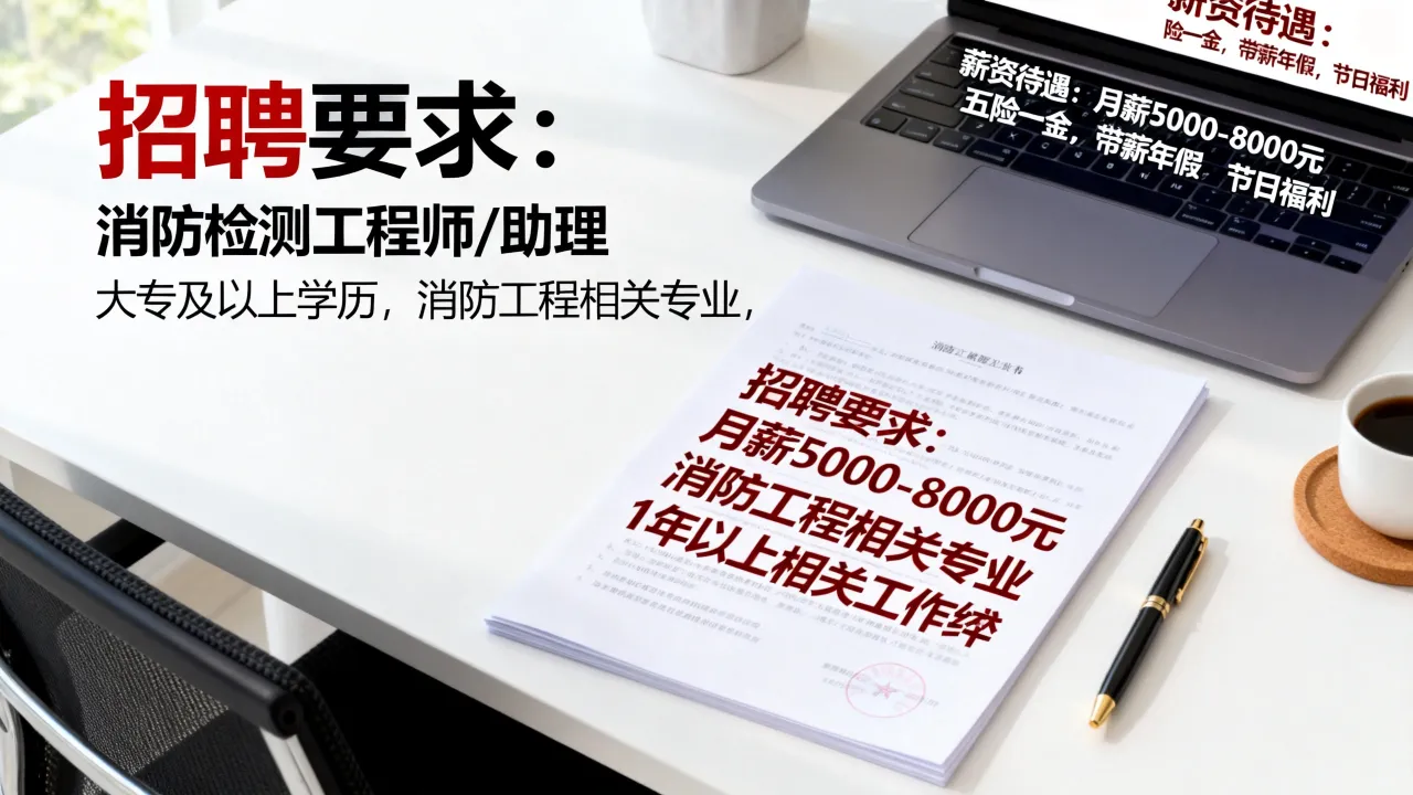 淮安消防检测公司招聘有哪些要求?薪资待遇怎么样?-图3 淮安消防检测公司招聘有哪些要求?薪资待遇怎么样?-图3
