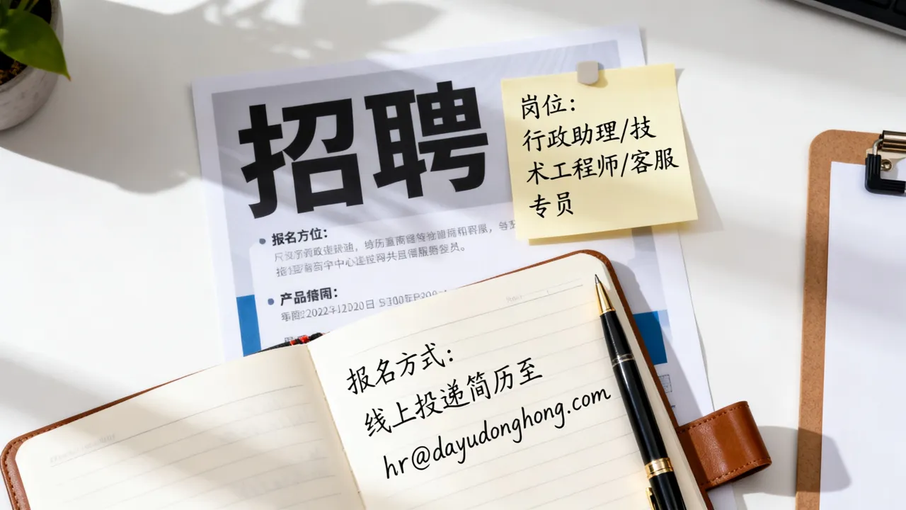 大余东宏招聘信息最新有哪些岗位?怎么报名
