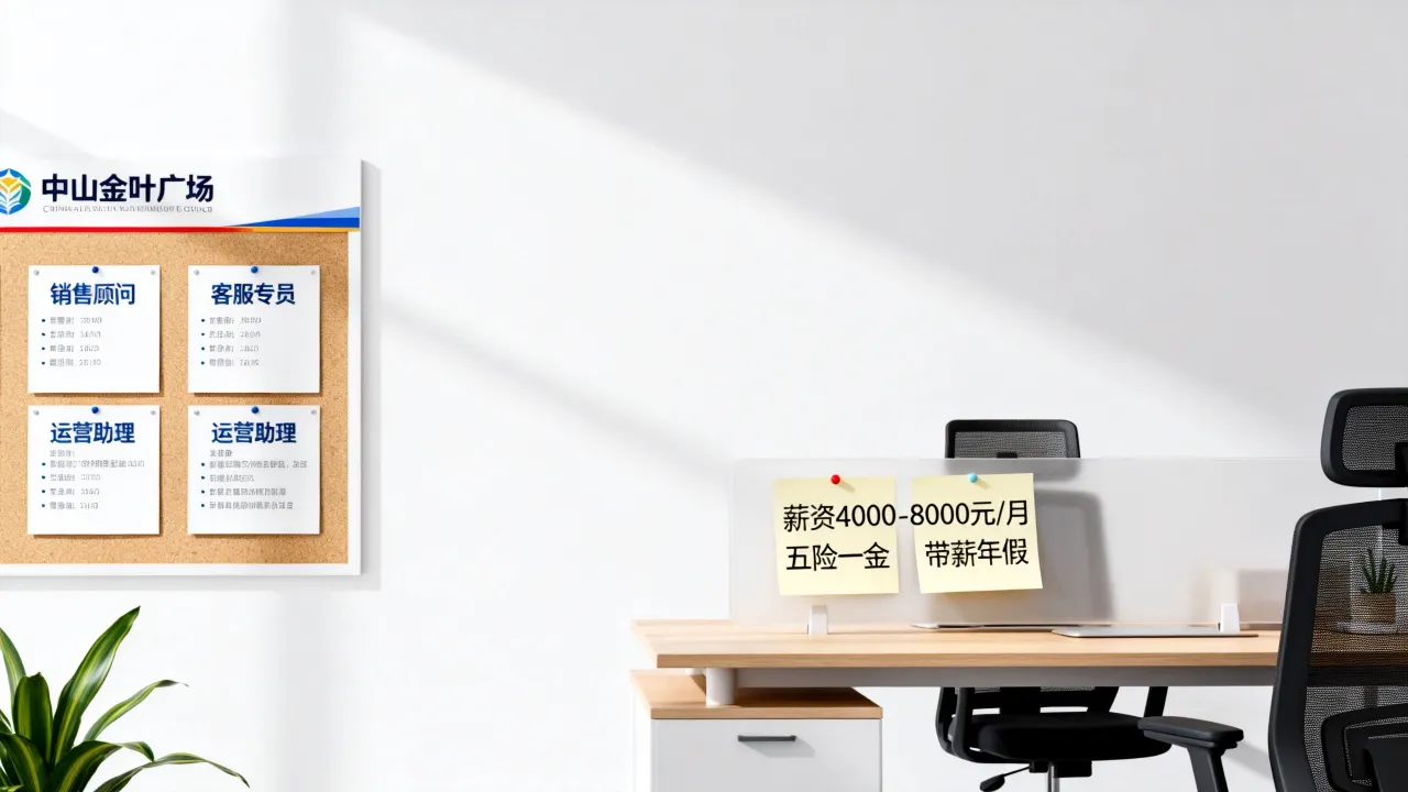 中山金叶广场招聘什么岗位？中山金叶广场招聘条件待遇怎么样？-图2
