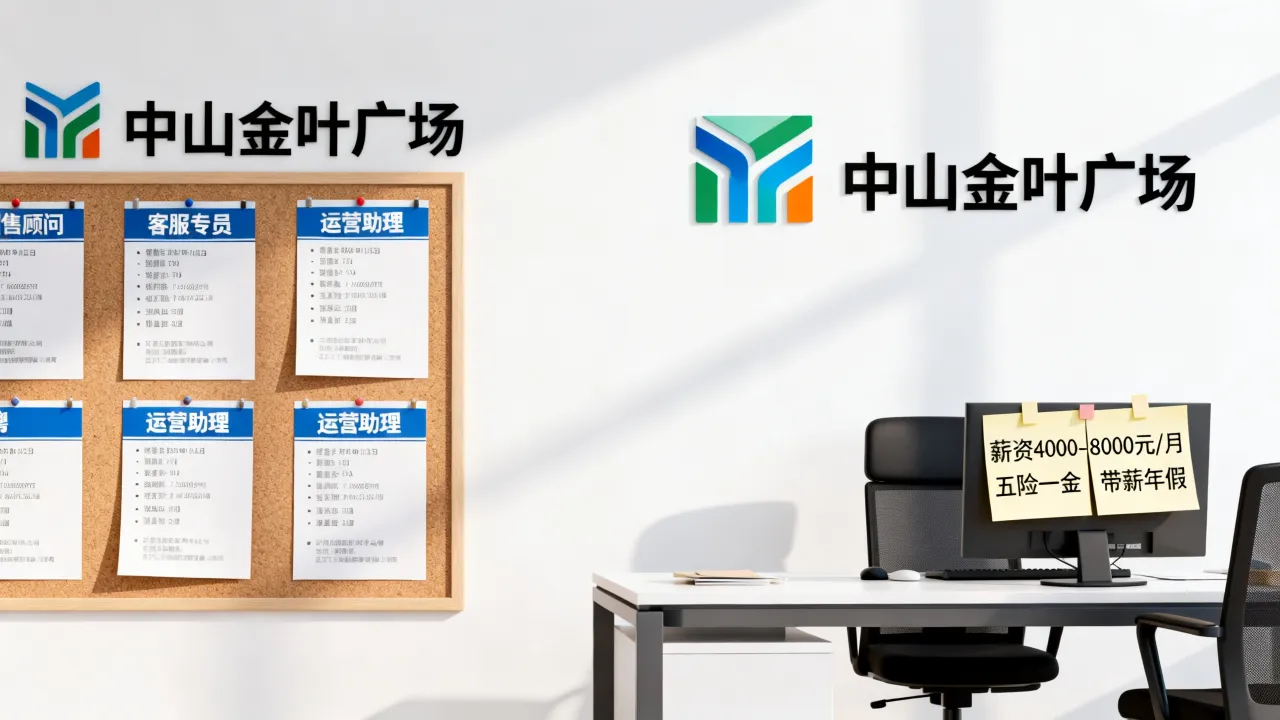 中山金叶广场招聘什么岗位？中山金叶广场招聘条件待遇怎么样？-图3