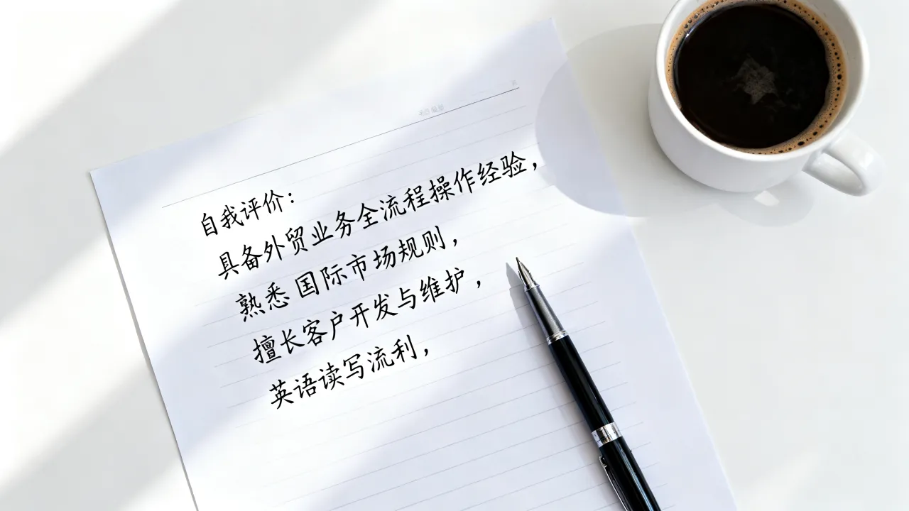 外贸求职意向怎么写?简历自我评价范文模板,外贸求职意向怎么写才好?