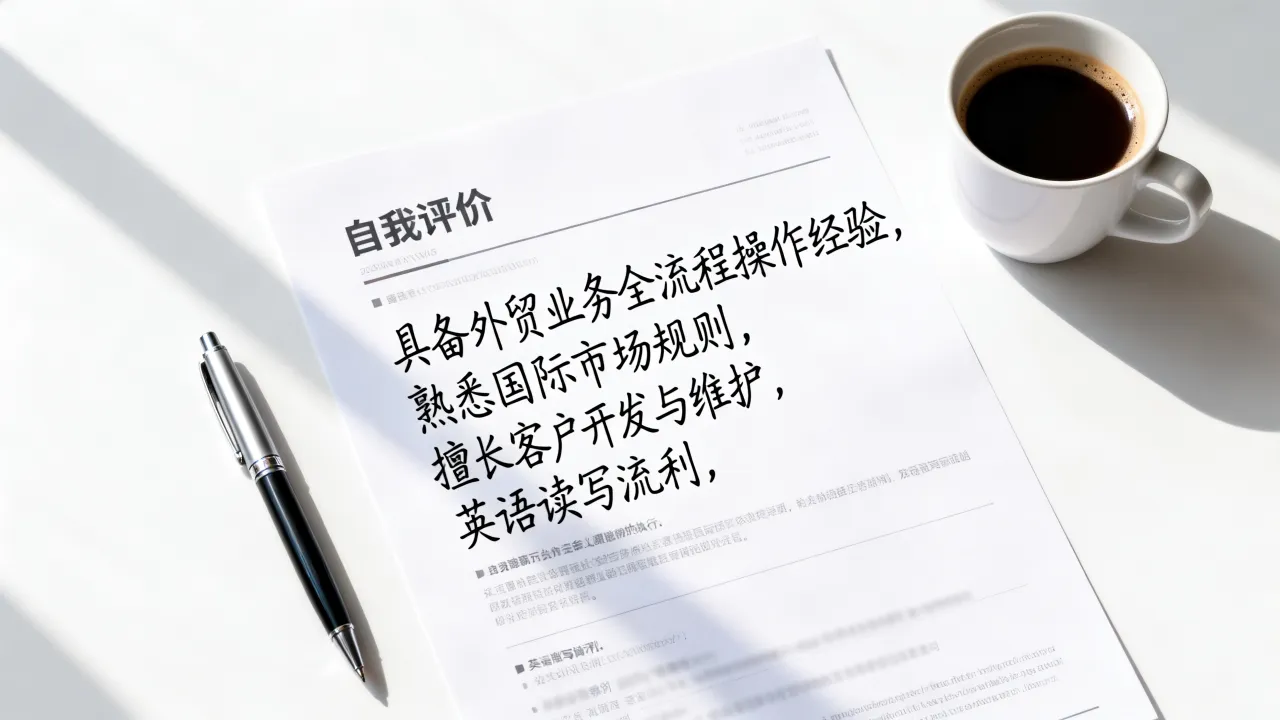 外贸求职意向怎么写?简历自我评价范文模板,外贸求职意向怎么写才好?-图2 外贸求职意向怎么写?简历自我评价范文模板,外贸求职意向怎么写才好?-图2