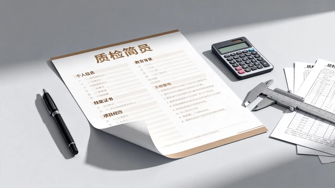 质检员简历怎么写,没有工作经验如何写好质检员简历-图2 质检员简历怎么写,没有工作经验如何写好质检员简历-图2