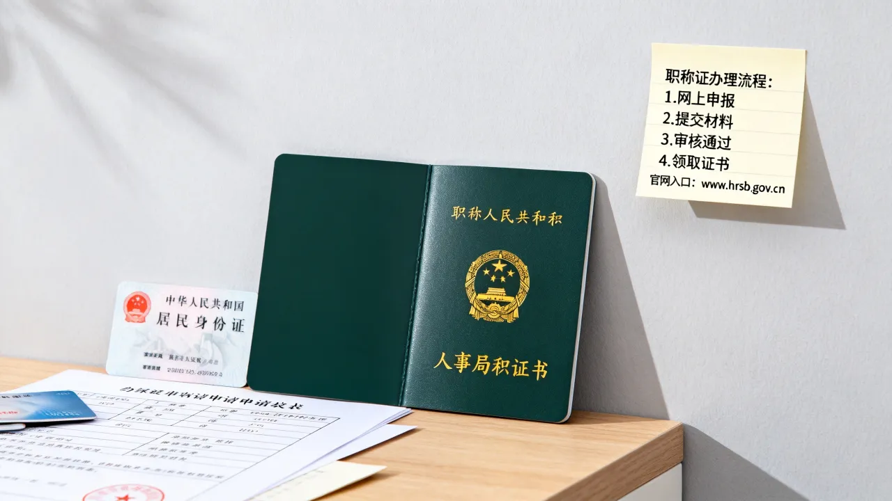 人事局职称证怎么办理，职称证查询官网入口？-图1
