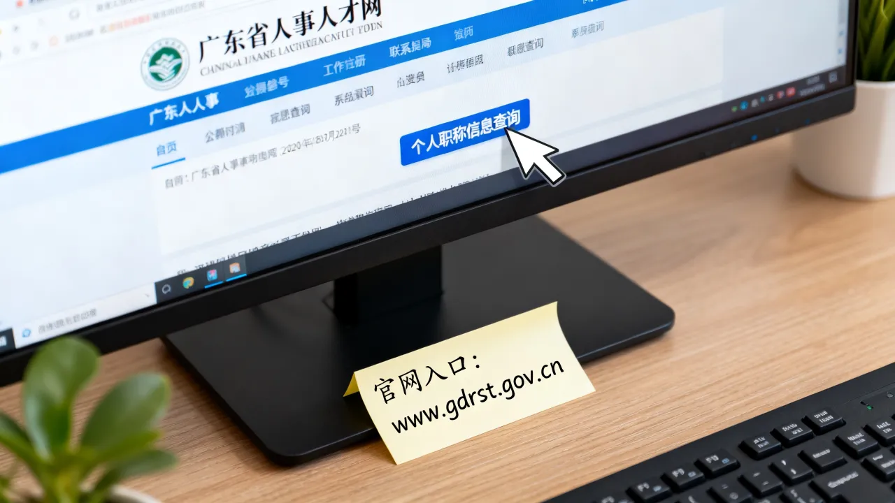 广东省人事人才网官网入口在哪里,怎么查询个人职称信息?