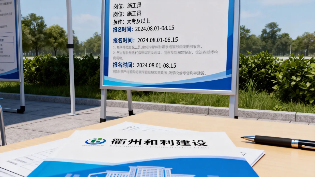 衢州和利建设招聘信息有哪些?衢州和利建设招聘岗位及报名条件?