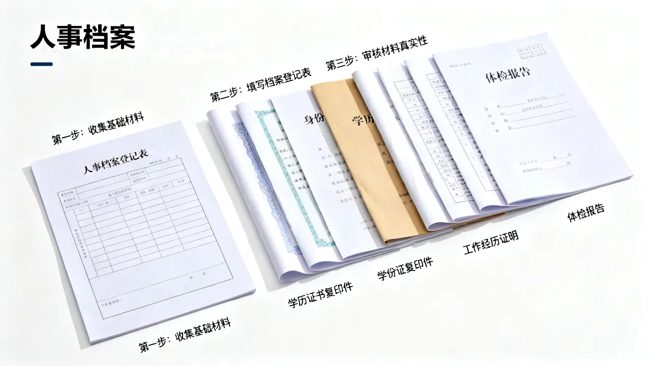 人事档案如何建立,建立人事档案的具体步骤和材料有哪些?