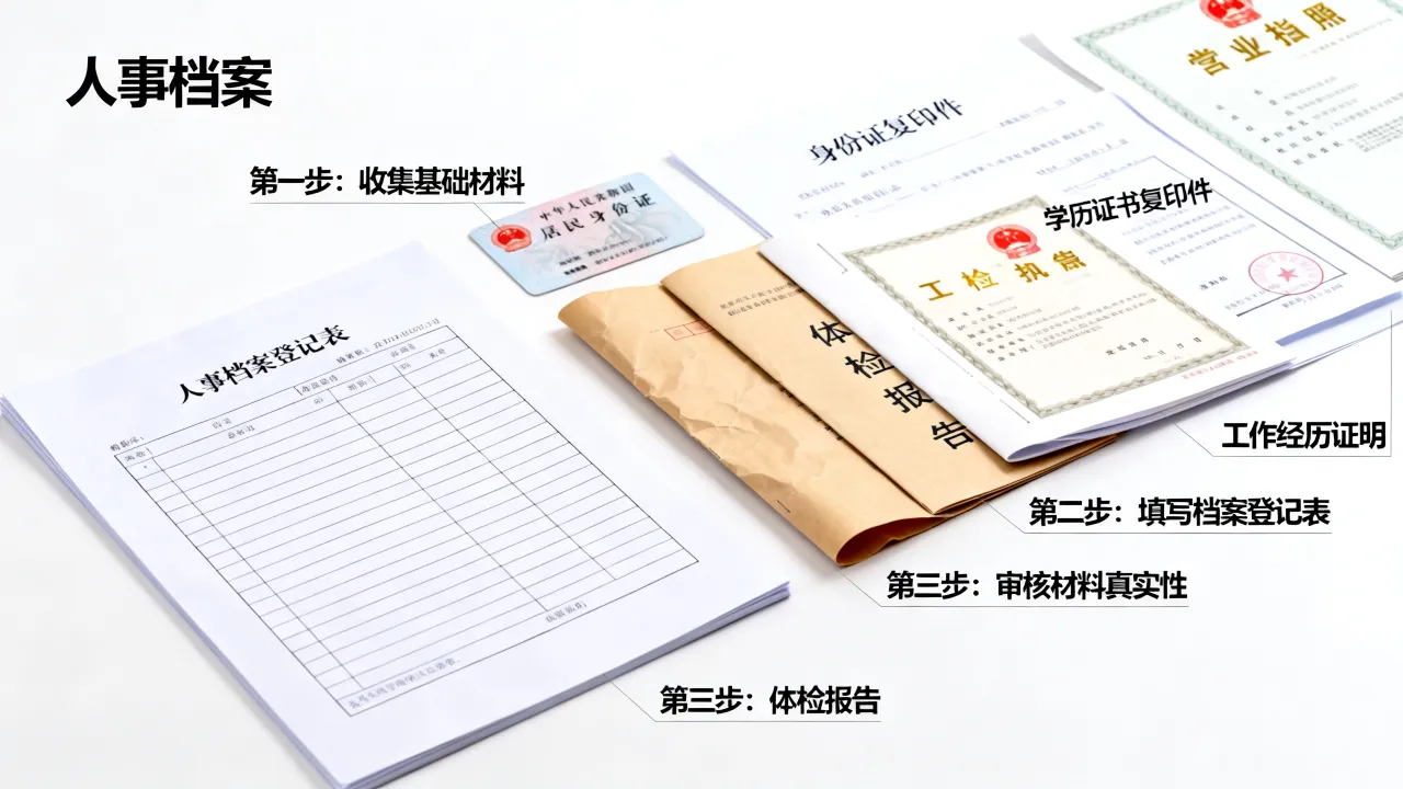 人事档案如何建立,建立人事档案的具体步骤和材料有哪些?-图2 人事档案如何建立,建立人事档案的具体步骤和材料有哪些?-图2