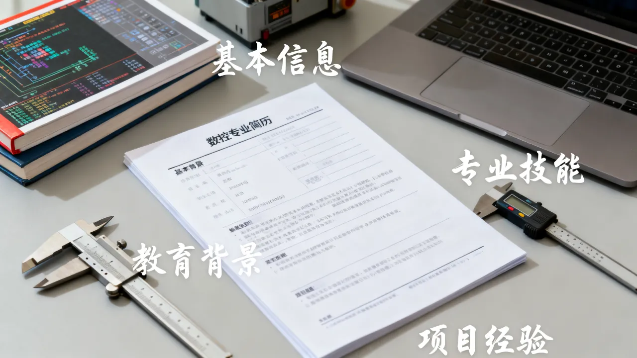 个人简历怎么写数控？数控专业简历制作步骤有哪些