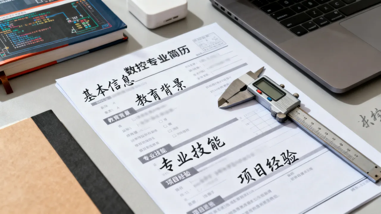 个人简历怎么写数控?数控专业简历制作步骤有哪些-图2 个人简历怎么写数控?数控专业简历制作步骤有哪些-图2