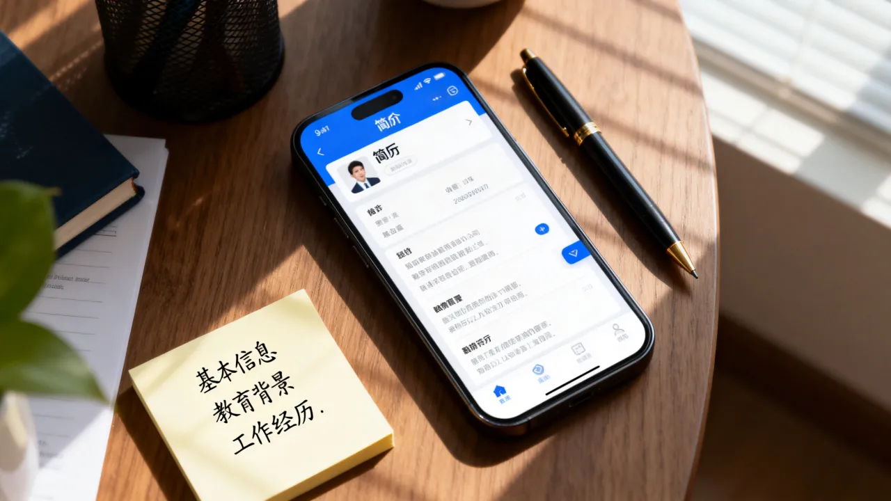 手机网上简历怎么制作,需要注意哪些格式和内容?-图2 手机网上简历怎么制作,需要注意哪些格式和内容?-图2