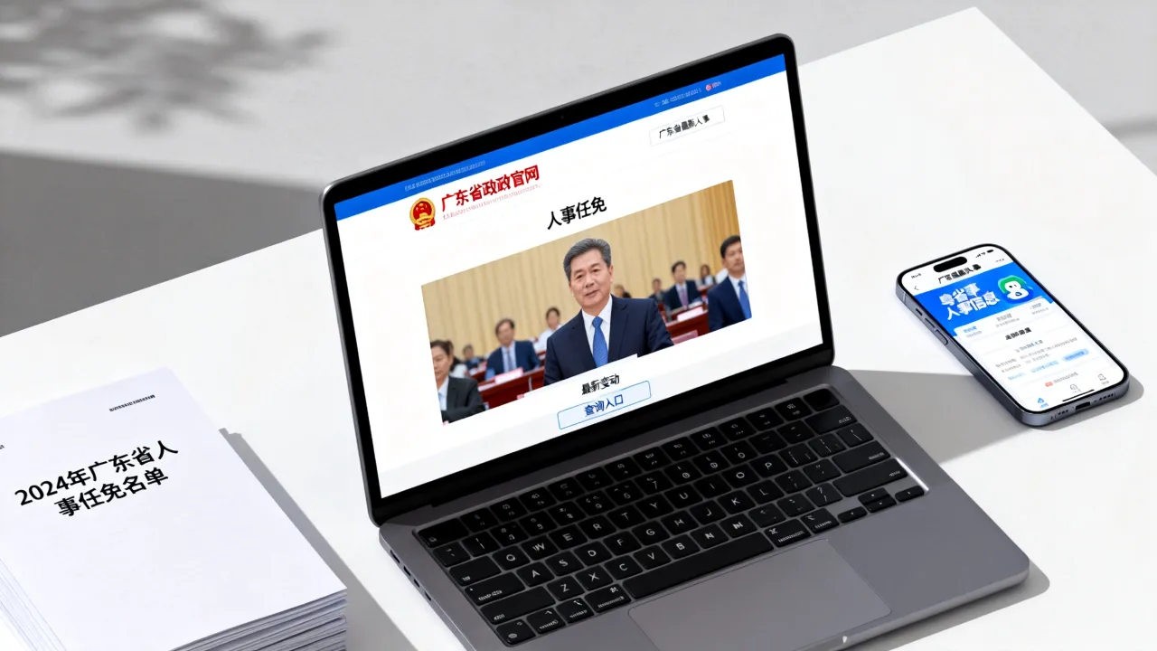 广东省最新人事有哪些变动?如何查询任免名单