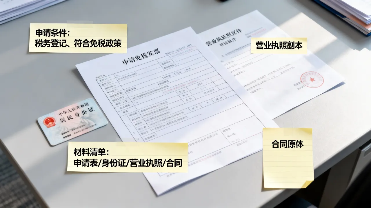 如何申请免税发票，需要什么条件和材料？-图2