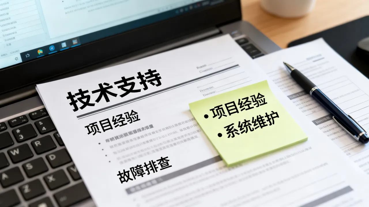 技术支持怎么写简历,如何用项目经验打动招聘HR