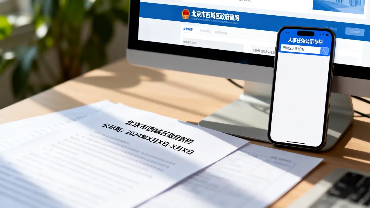 北京市西城区人事任免公示在哪里看?怎么查询