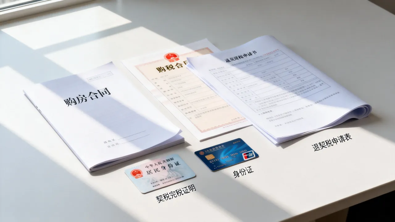 如何办理退契税,退契税要交哪些材料