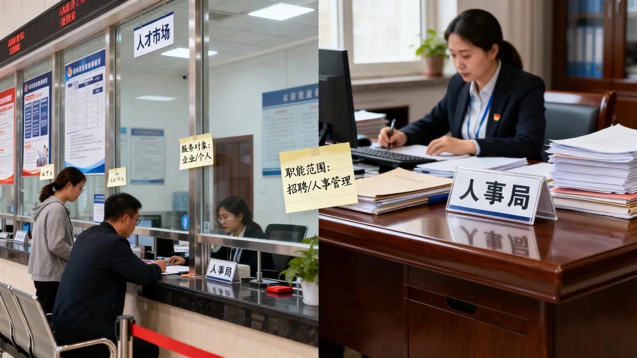 人才市场和人事局的区别是什么,哪个更值得去-图2 人才市场和人事局的区别是什么,哪个更值得去-图2