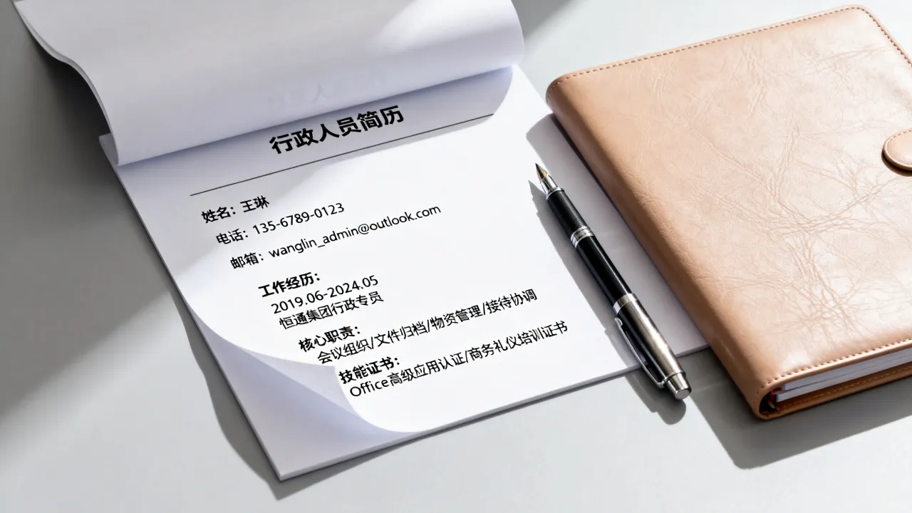 怎么写行政人员简历？有哪些写作技巧和注意事项