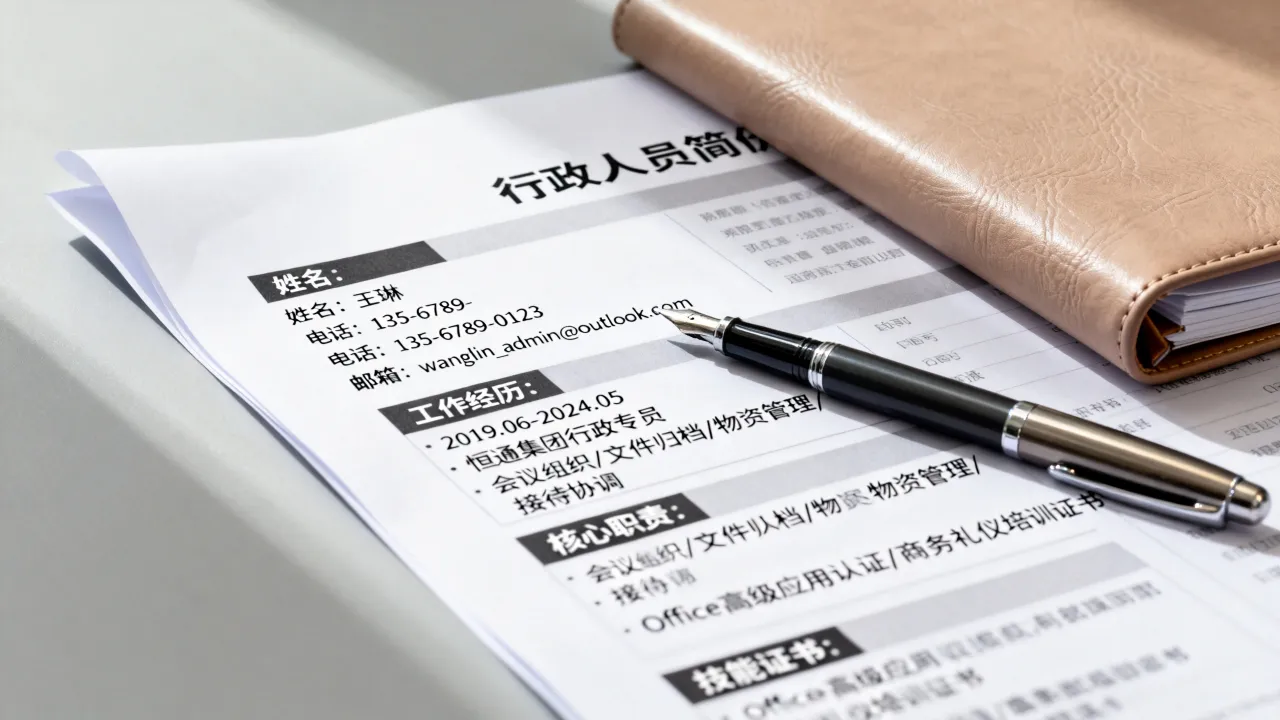怎么写行政人员简历？有哪些写作技巧和注意事项-图3
