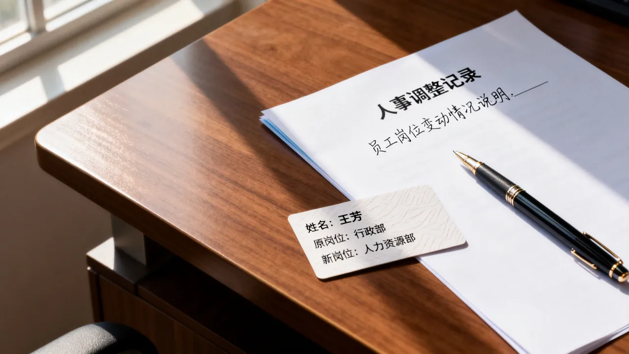 人事调整记录怎么写？员工岗位变动情况说明范本