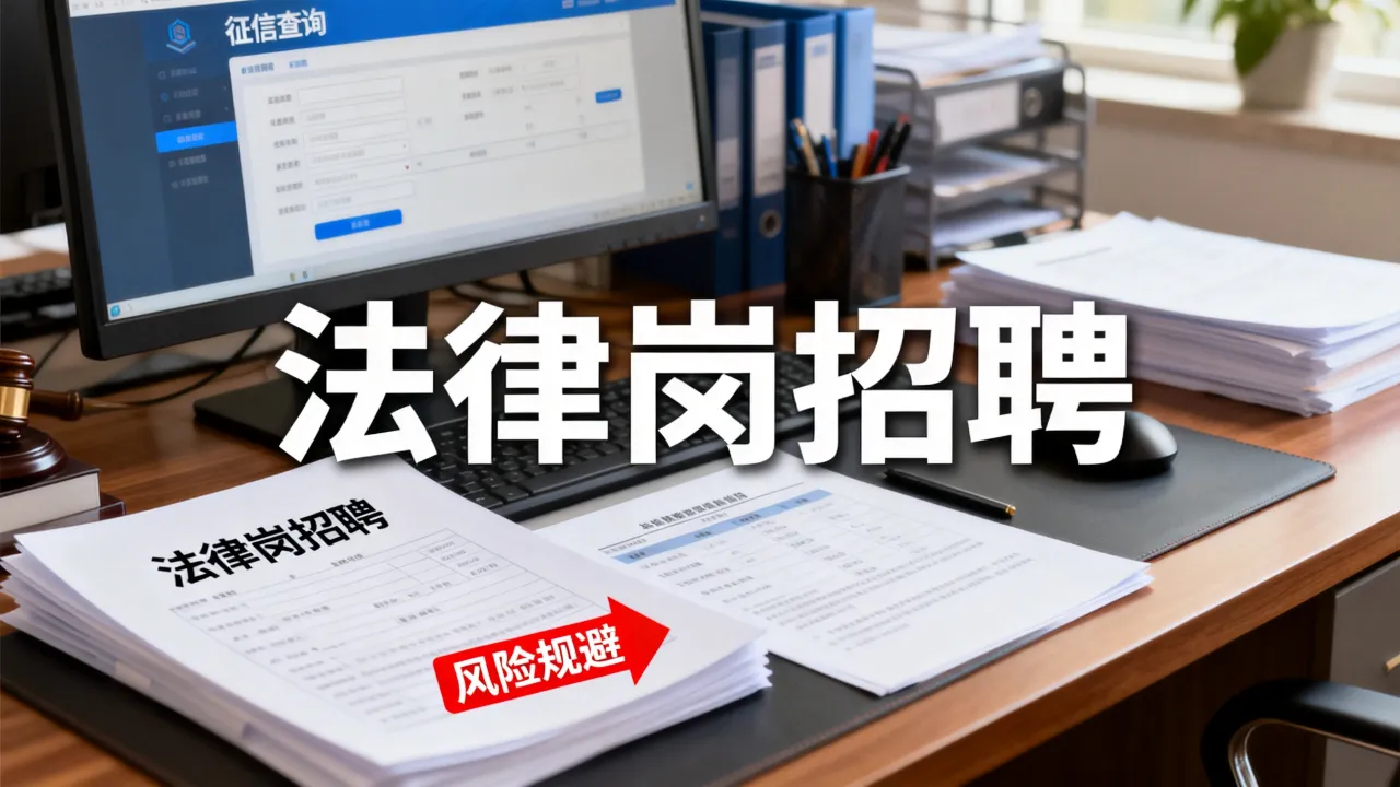 北京招聘法律岗查征信吗？征信法律风险怎么规避？