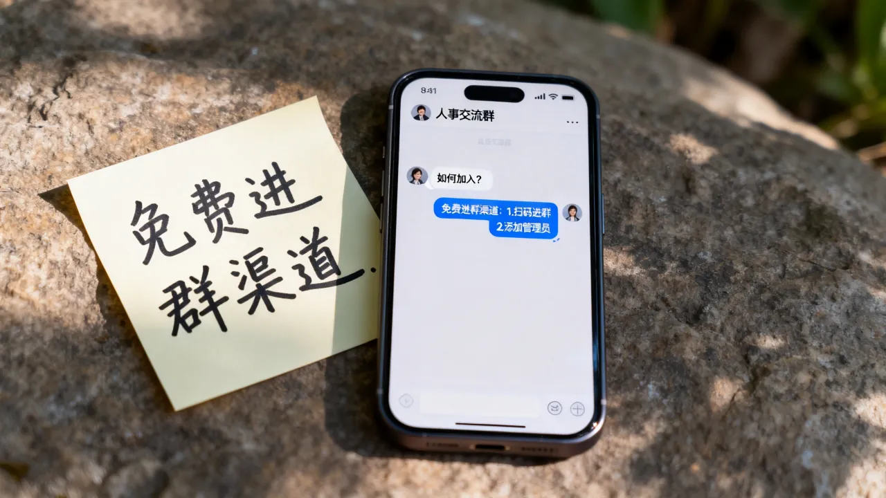 人事交流群怎么加入？有哪些免费进群渠道