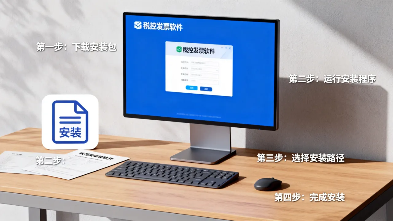 发票系统如何安装,税控发票软件安装步骤是什么?